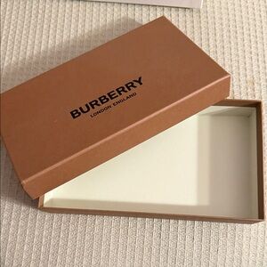 Burberry Tan and Cream Branded Gift Box